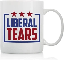 Liberal Tears Funny Election Mug 11oz Donald Trump 2024 Gift Friends Family