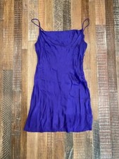 Forever 21 Women's Satin Like Slip Dress Purple size L