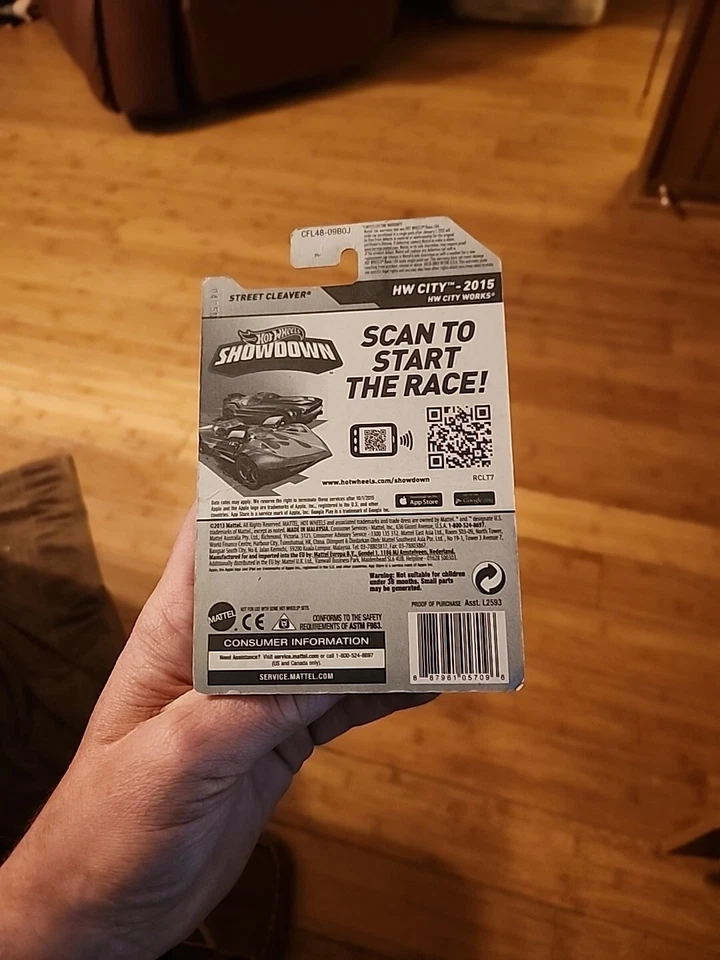 2013 Hot Wheels HW City Street Cleaver Laranja 10/250 Novo no Cartão - Imagem 4 de 4