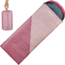 Sleeping Bag for Adults and Kids - Lightweight Camping Sleeping Bag for Girls, B