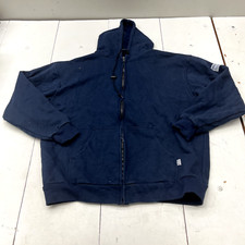 TYNDale Navy Blue Long Sleeve Full-Zip Flame Resistant Jacket Men's Size 2XRG