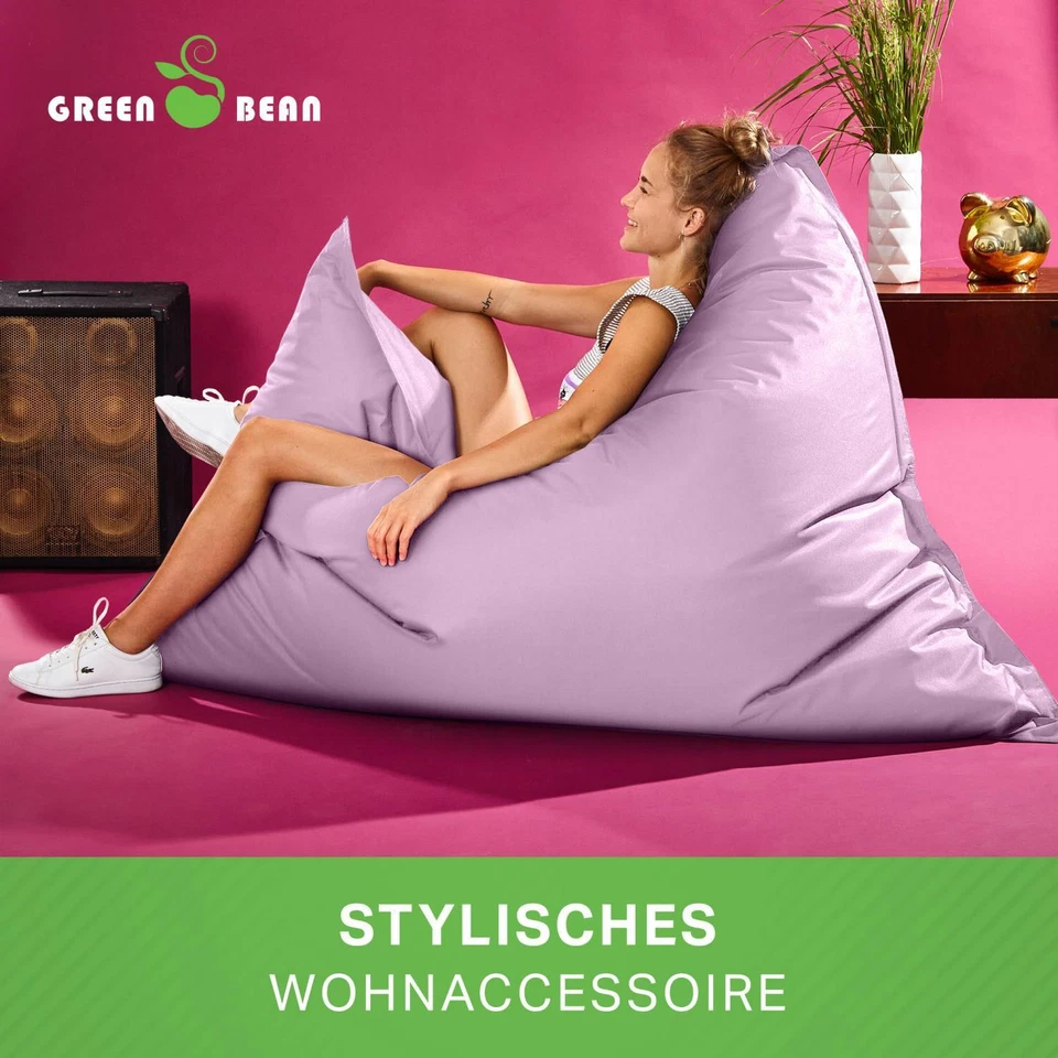 Riesen Sitzsack XXL Outdoor Sitzkissen Sessel Beanbag 180x140 Liege Sitz Kissen - Bild 3 von 4