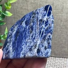 Raw Sodalite Blue Stone Rocks Chunks Crystal  Mineral Specimens 122g AP74