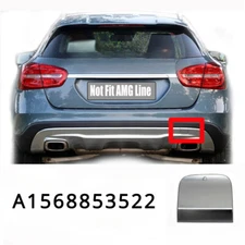 1 Pc Rear Tow Cover Chrome For Mercedes GLA X156 180 200 220 250 45AMG 2012-16，