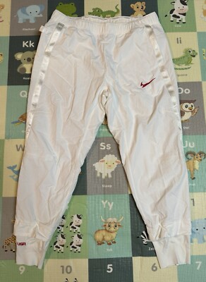 Nike Team USA 2020 Olympic Medal Stand Mens Large White Pants CK4559-100 $300
