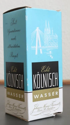 Echt Könisch Wasser J. M. Farina & Co , Farina Pantaleon Köln, 110ml, OVP - Bild 1 von 4