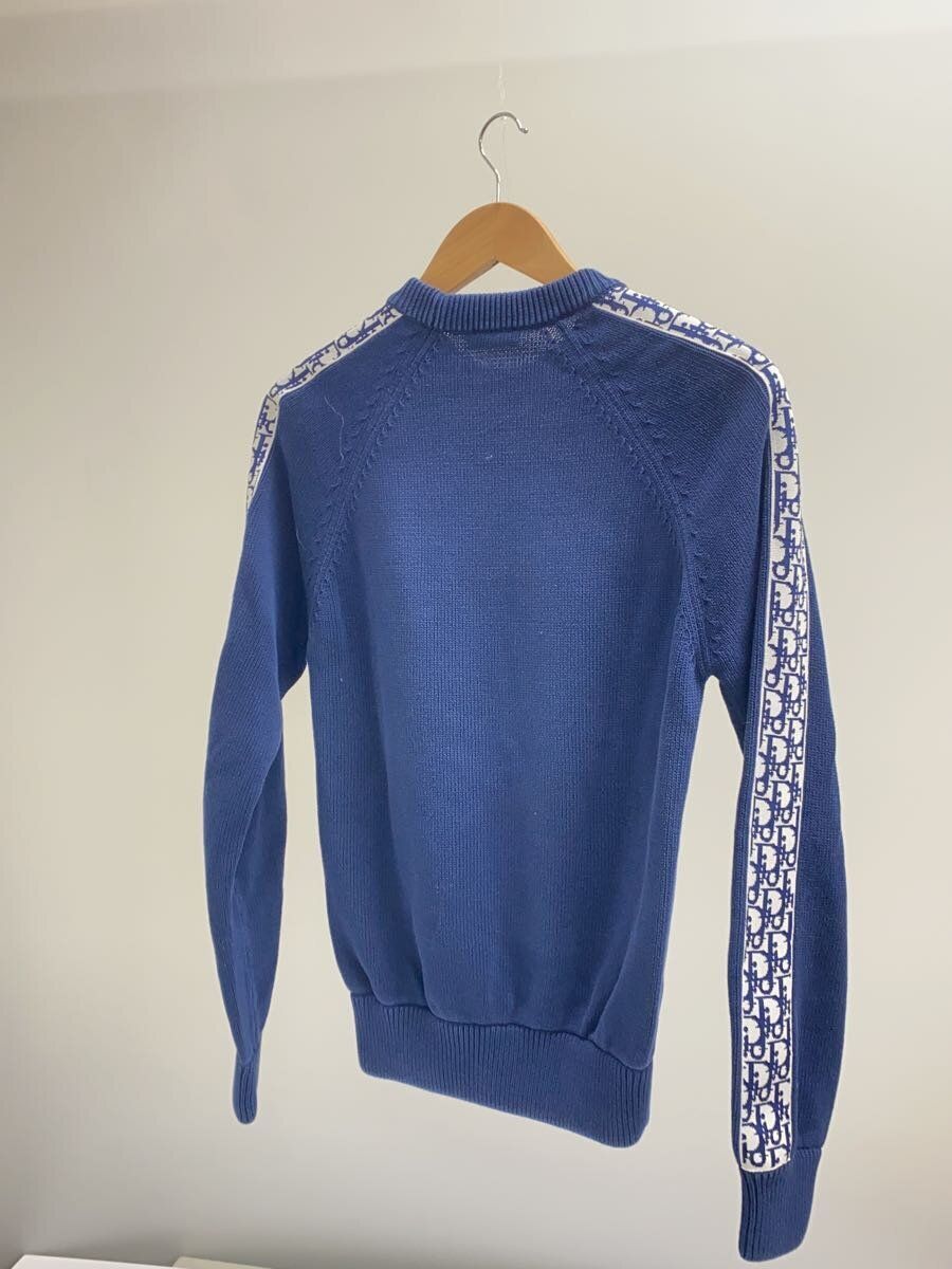 Dior ニット Christian Dior knit sweater (thick XS cotton blue solid