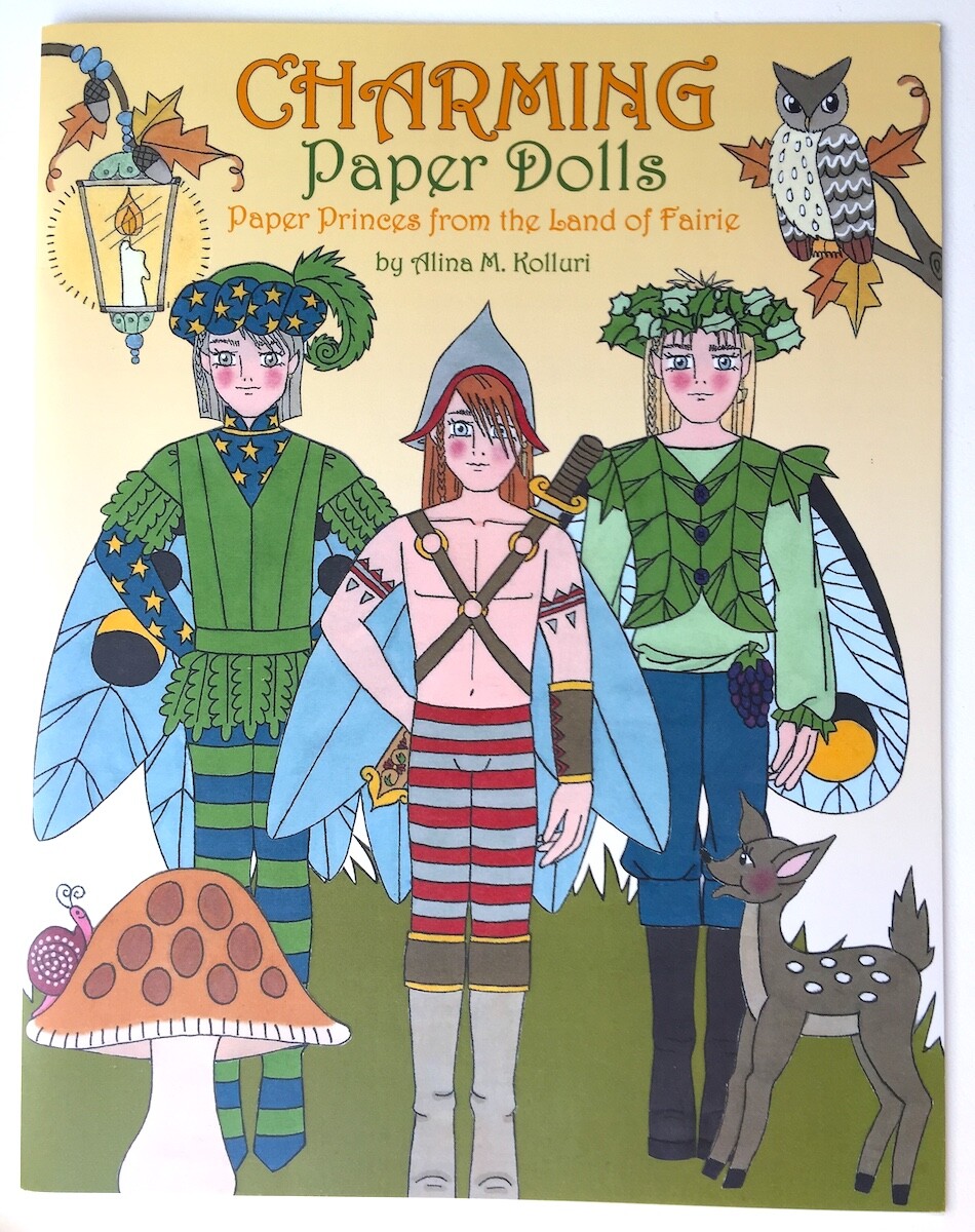 Whimsical! CHARMING PAPER DOLLS from the Land of Faerie by Alina