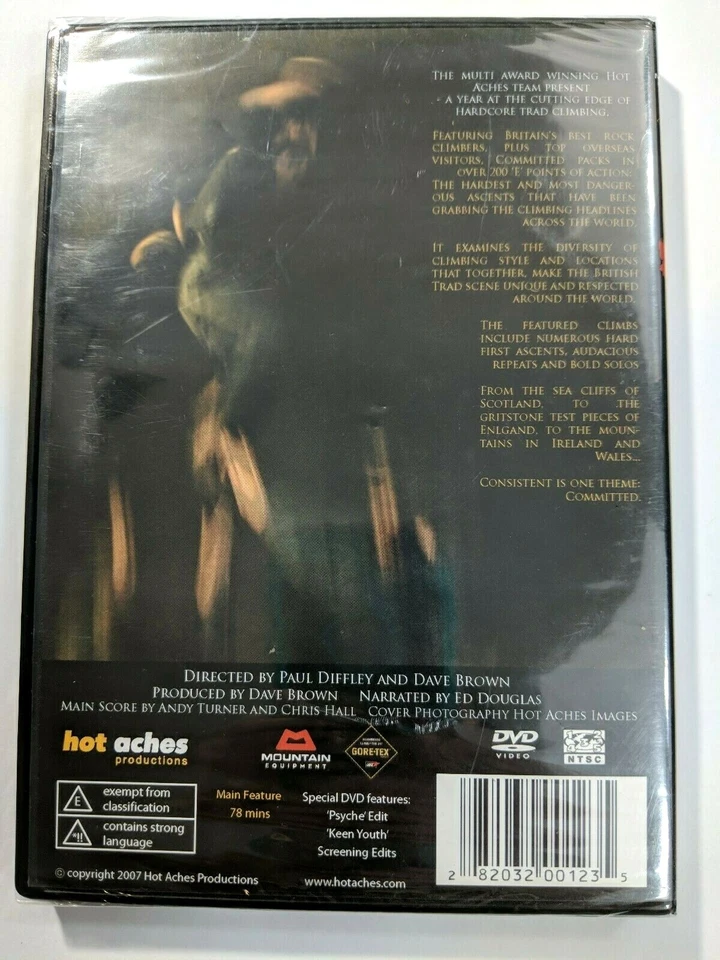 Committed New Era of Hardcore British Trad Climbing Volume One DVD NEW - Image 2 of 2