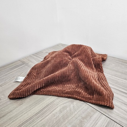 Just One You Carter's Dark Brown Fuzzy bear Lovey Holding Blanket 2023 Shaggy - Picture 4 of 6