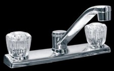 Classic Collection Two Handle - Acrylic Kitchen Faucet - Lead Free
