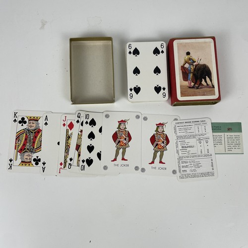 Fournier Vintage Playing Cards HERACLIO Plastic Coated VGC Made In Spain - Foto 5 di 9