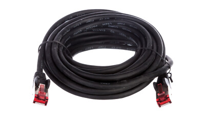 S/FTP-Patchkabel (PiMF) Kat.6 LSZH schwarz 5m 68700 Netzwerkkabel LAN Ethernet