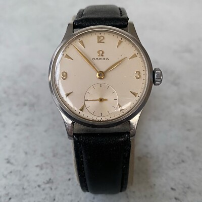 Omega Sub Seconds Oversized Dennison Gehäuse Handaufzug Uhr von 1947 - läuft schnell