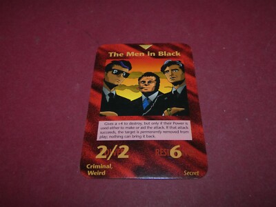 INWO: Illuminati: New World Order: Limited: Rare: The Men in Black