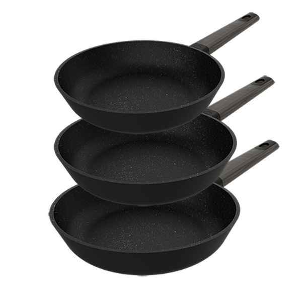 Sarten Cocina 18-22-26Cm Ant.teflon Ind Al/Fu Ne Polka Excellen En Oferta Ensemble De Poêle Cecotec Polka Set Excellence Ø 18 Cm Ø 26 Cm Ø 22 Cm (3 Pcs)