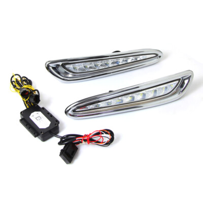 Car LED Daytime Running Lights DRL Turn Signal Lamp For Mazda 3