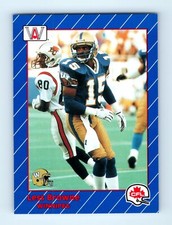 1991 All World CFL #100 Less Browne