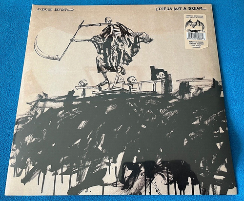 Avenged Sevenfold Life Is But A Dream Aqua Blue Vinyl LP Ltd Edition 1/1000 New - Picture 3 of 8