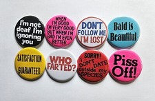 Vintage Reproduction Pinback Buttons Magnets Bottle Openers. Set 17