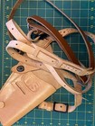 US 1911 Pistol 0.45 ACP Tanker Shoulder Holster Genuine Natural Leather WWII New — photo 9
