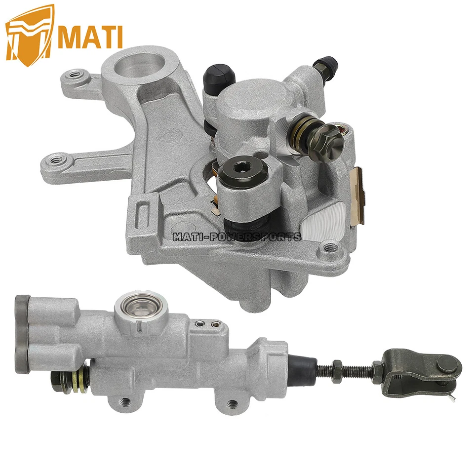 Rear Brake Caliper + Master Cylinder for Honda CR125R CR250R A 2002-2007 w/Pads - Image 2 of 4