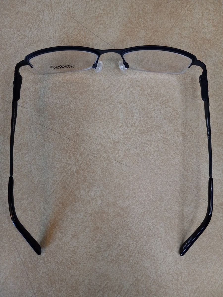 Seventeen 5360 Eyeglasses Frames 49-18-135 Black w/ Purple
