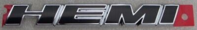 Real MOPAR Part!  NEW Slanted HEMI Emblem Challenger 2011 up Dodge