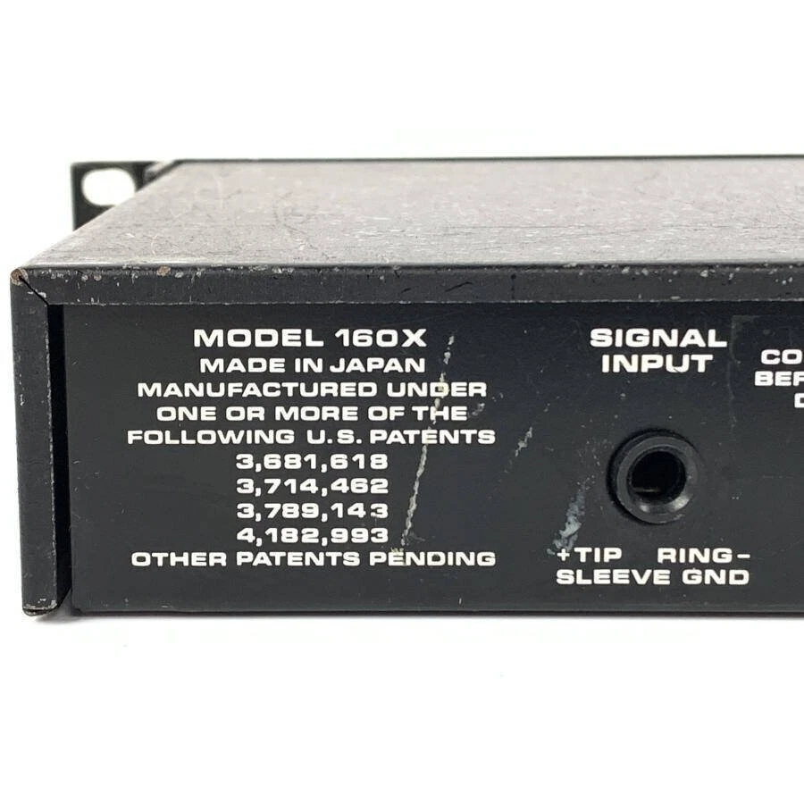 DBX 160X Compressor/Limiter Professional Guitar Bass Pro Audio - Image 3 of 4