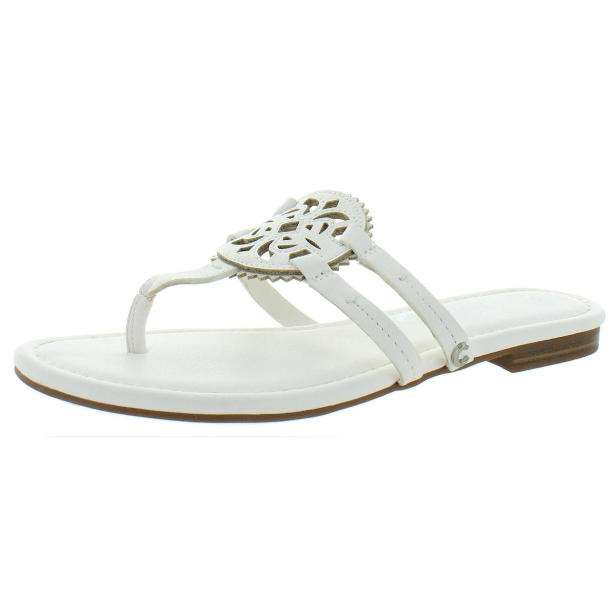 Женские белые сандалии Canyon на плоской подошве Circus by Sam Edelman шириной 6 см (C, D, W) BHFO 4928