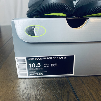 Nike Roger Federer 2018 Miami Zoom Vapor RF x Air Max 95 Greedy