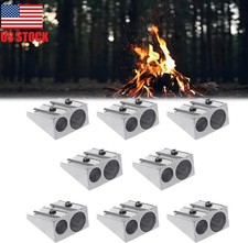12pcs 2-Hole Magnesium Pencil Sharpener Survival Metal Pencil Sharpener Set USA