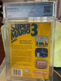 NES Super Mario Bros 3 Left Side CIB CGC 7.0 RARE!!