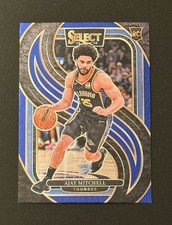 2024-25 Panini Select - Premier Level Ajay Mitchell #194 Blue (RC) Thunder