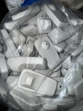 Lot Of 300 Anti-theft Security Tag Clothing Sensors W/  Pins (a Few Xtra Random)