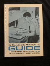 Vintage 3M Platemaking & Proofing Guide Photo Offset Plates Color-Key Manual