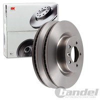 2X NK Bremsscheiben 337Mm BelÜFtet Vorne Passend FÜR Land Rover Discovery Range
