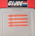 GI Joe Cobra Earthquake 1992 Small Missiles Parts Set Original 90's Hasbro