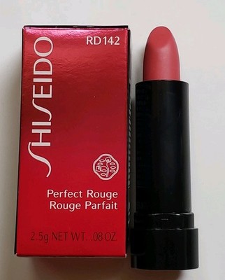 Shiseido Perfect Rouge Lipstick Lip Color Shade RD 142 .08oz Sample Discontinued