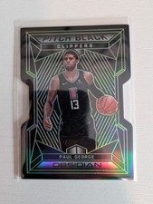 Paul George 2019-20 Panini Obsidian Pitch Black Electric Etch Orange SN #/35 #30