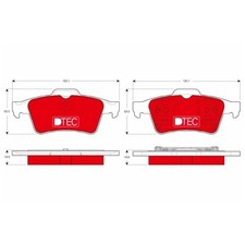 Satz Bremsbeläge Bremsklötze hinten für Renault Espace 4 JK0/1 Laguna 2 | 239