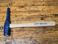 Vintage WARWOOD A Pin Hammer Punch 3/4" Diameter Blacksmith Orig. Handle USA NEW