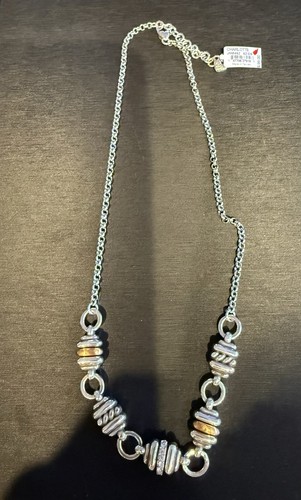 NEW Brighton Charlotte JM6462 Reversible Adjustable 20” Crystal Necklace