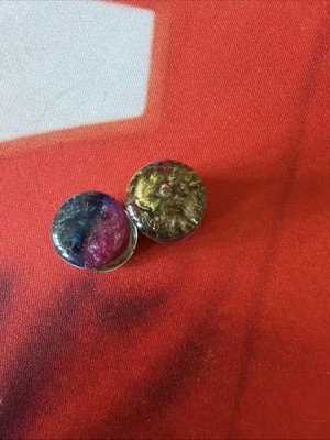 1/2 custom Gauges With weed Plant Inside Them