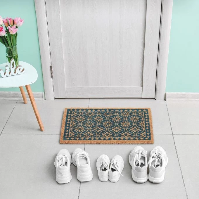 Fußmatte im floralen Design - Bild 2 von 4