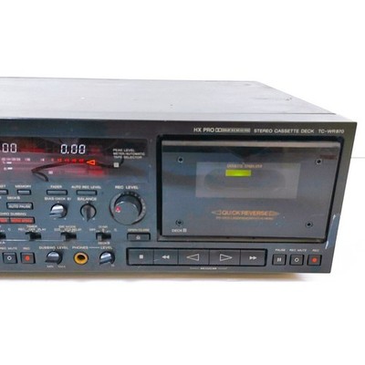 SONY TC-WR870 ステレオカセットデッキ Sony TC-WR870 High end Stereo Quick Reverse Cassette Deck Black