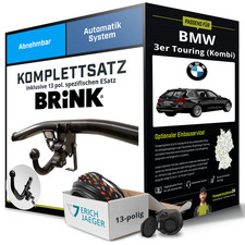 Für BMW 3er Touring Typ E91 Anhängerkupplung abnehmbar +eSatz 13pol 05- NEU PKW
