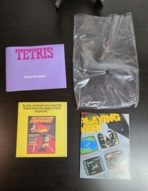 NM TETRIS 1989 Nintendo NES Game Box ONLY W/Manual Inserts CLEAN