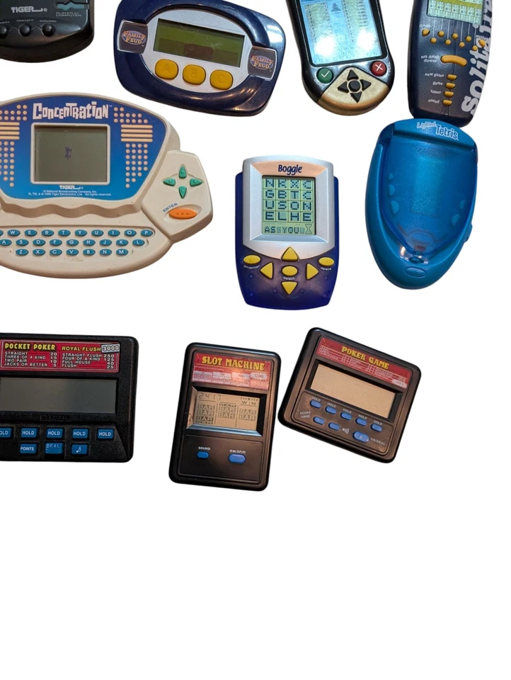 Лот Tiger Radica портативные электронные игры покер пасьянс тетрис Boggle работает - Изображение 4 из 4