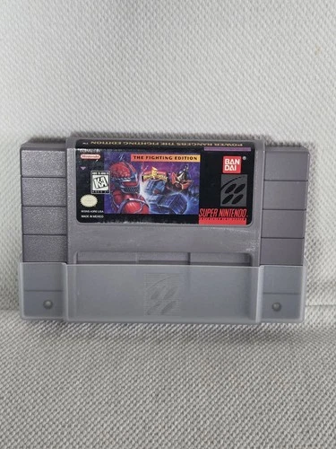 Power Rangers The Fighting Edition SNES Super Nintendo Cartridge Only